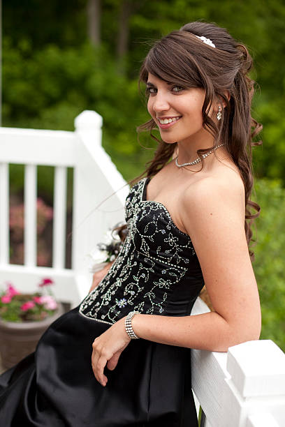 istock Young Woman in Formal Dress 184272123