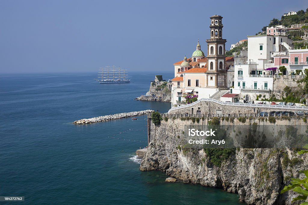 Atrani (costiera amalfitana, Italia - Foto stock royalty-free di Acqua