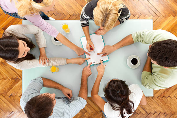 istock Teamwork - Group Of People On Casual Meeting 184274567