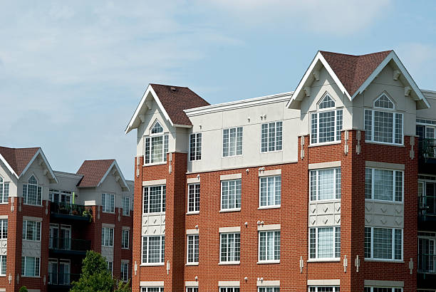 istock Apartment building for rent 184274757