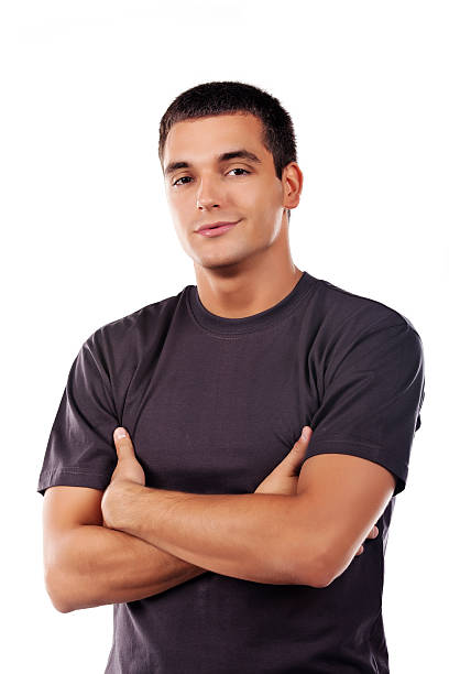 istock Man standing arms crossed 184275083