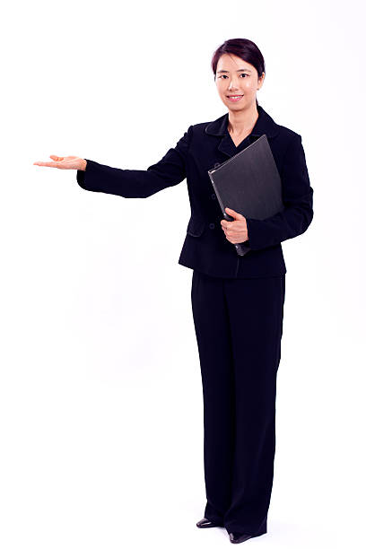 istock Showing businesswoman. 184276930