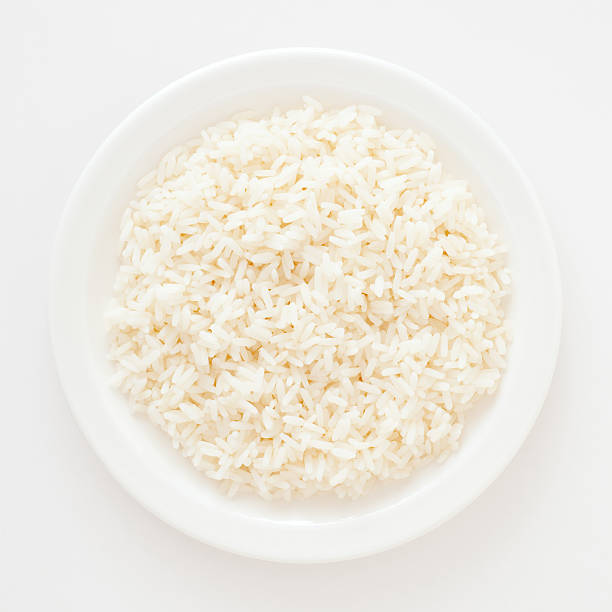 ryż biały - rice cereal plant white rice white zdjęcia i obrazy z banku zdjęć