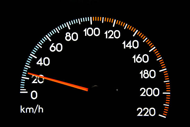 velocímetro 25 kmh - speedometer odometer number 50 car - fotografias e filmes do acervo