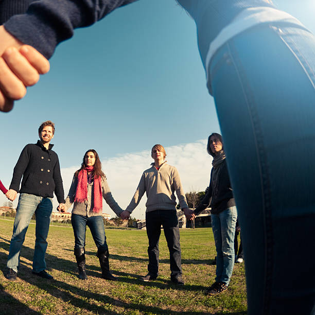 istock Together for a common idea - enjoy outdoors 184278131