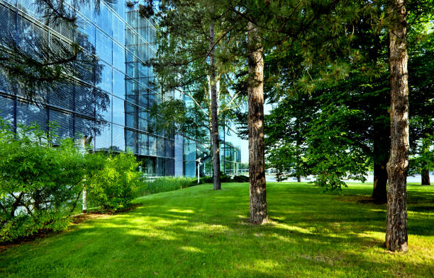istock modern offices in a beautiful park 184278310