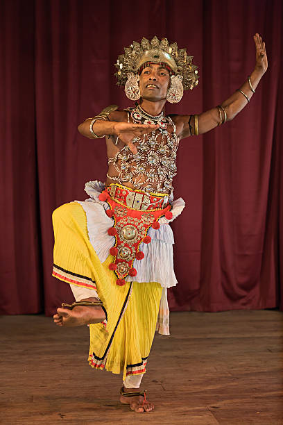 istock Kandyan dancer during the show, Kandy, Sri Lanka 184279618