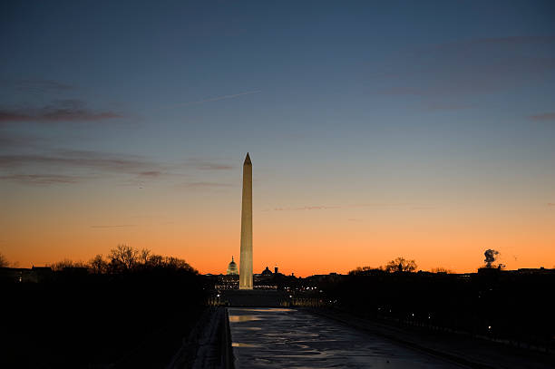istock Washington and Capitol seen from the Lincoln memorial 184279764