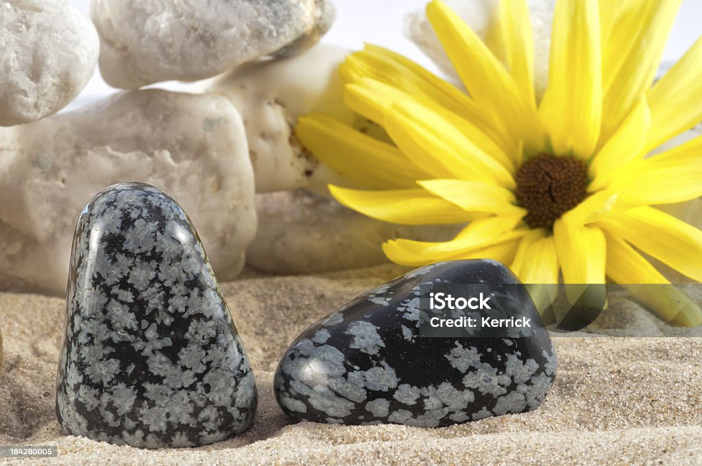 Schneeflocke Obsidian-half wertvolle stone. garantiert authentische - Lizenzfrei Alternative Medizin Stock-Foto