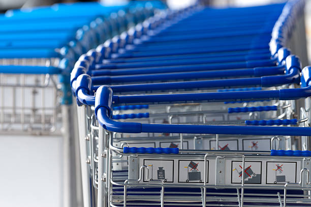 istock Trolleys in an Airport 184280088