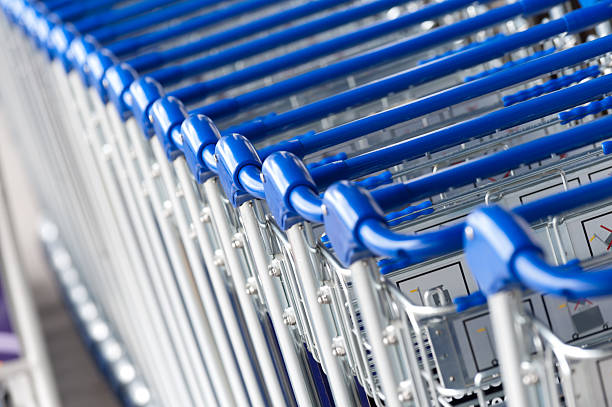 istock Trolleys in an Airport 184280159