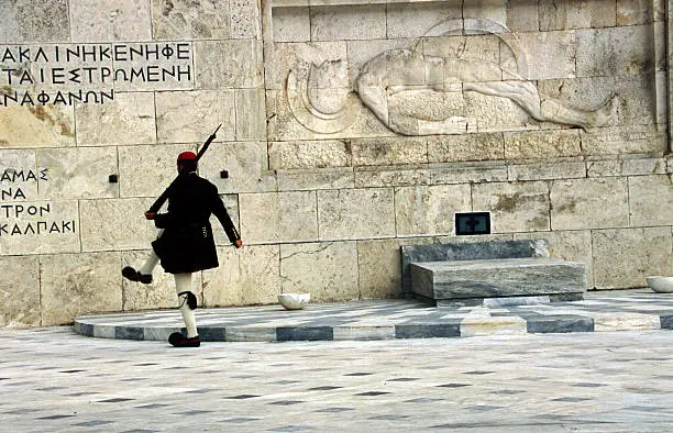 Photo of Tomb of the Unknown Soldier in Athens