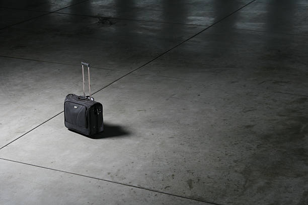 Unattended Luggage stock photo