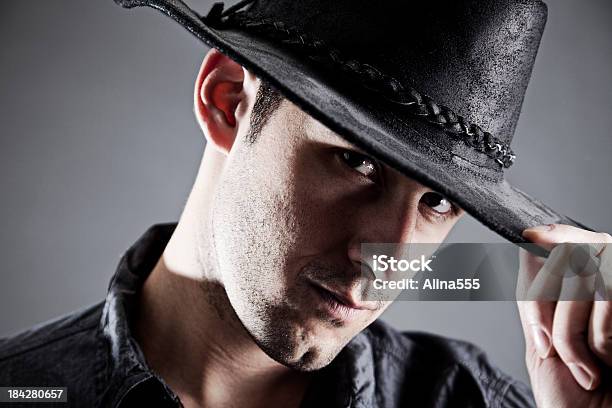 Portrait Of A Cowboy Stock Photo - Download Image Now - Men, Sensuality, Texas