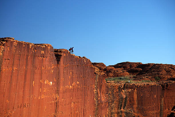 The vast and impressive wall of Kings Canyon - focus on the wall