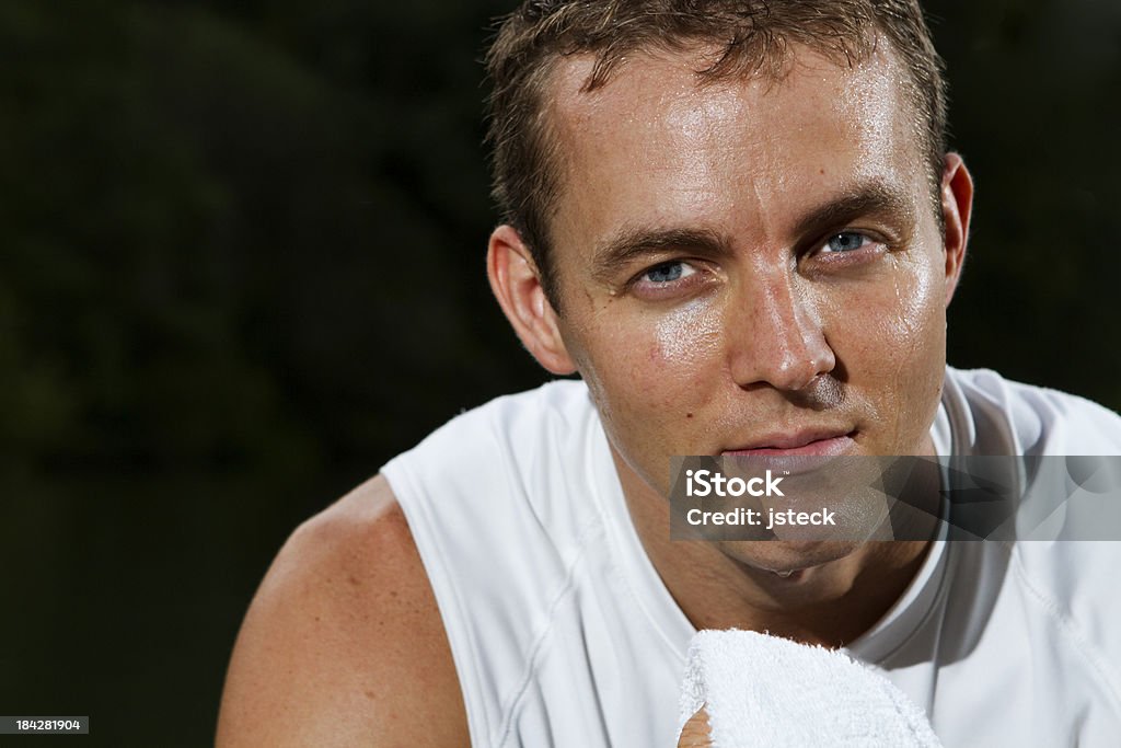 Sweating Hand Some Handsome Athlete Sweating After A Workout Stock Photo - Download Image ...
