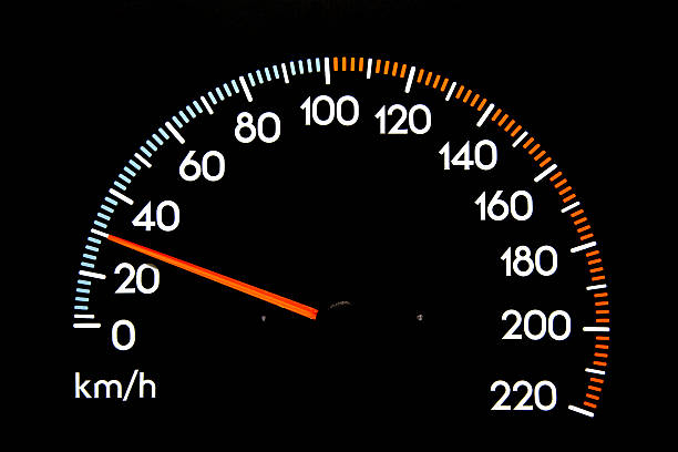 compteur de vitesse de 30 kmh - kilometers per hour photos et images de collection