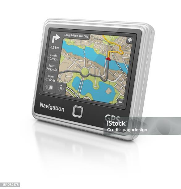 Photo libre de droit de De Navigation banque d'images et plus d'images libres de droit de Système GPS - Système GPS, Carte, Carte routière