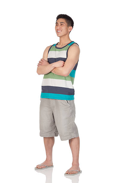 istock Man standing with arms crossed 184282381