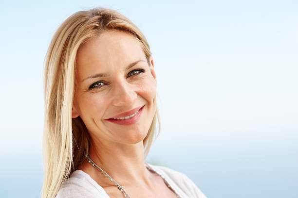 istock Woman with perfect smile 184282729
