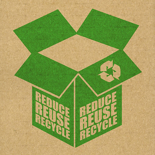 recycling - green box stock-fotos und bilder