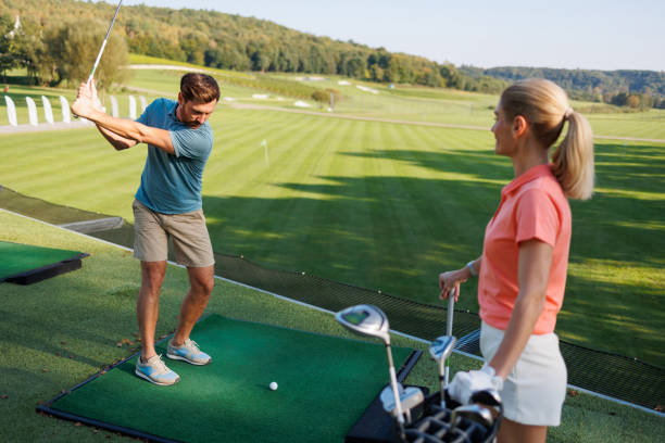 istock Golfing Enthusiasts Enjoying a Round Together 1842829849