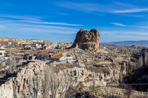 Ortahisar Castle Cappadocia , Nevsehir, Turkey.