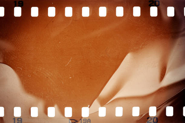 istock Dusty and grungy 35mm film texture or surface 1842830905