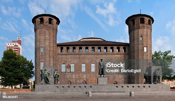 Architettura Torino Palazzo Palazzo Madama - Fotografie stock e altre immagini di Castello - Castello, Torino, Palazzo Reale