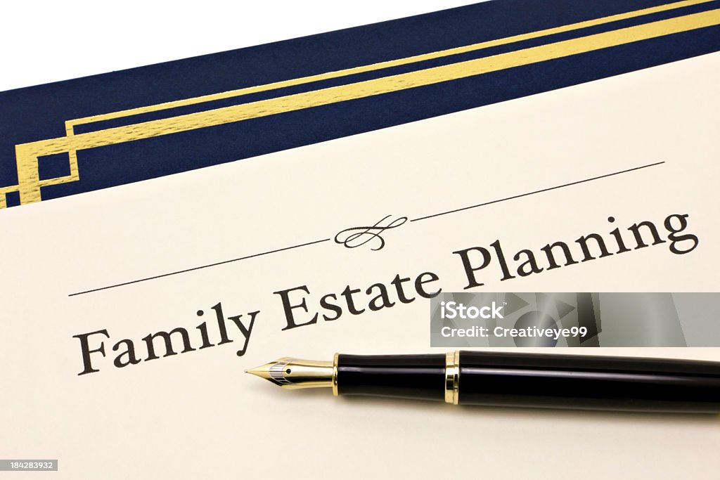 Family Estate planejamento - Foto de stock de Testamento royalty-free