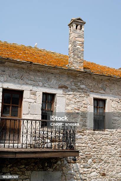 Old House In Limenas Stock Photo - Download Image Now - Architectural Feature, Architecture, Balcony