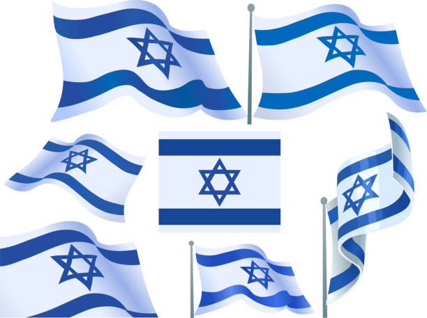 Israel-Flaggen Banner, 10 M Mit 38 Wimpeln – Blau-weiße Wimpelkette Für Innen & Außen