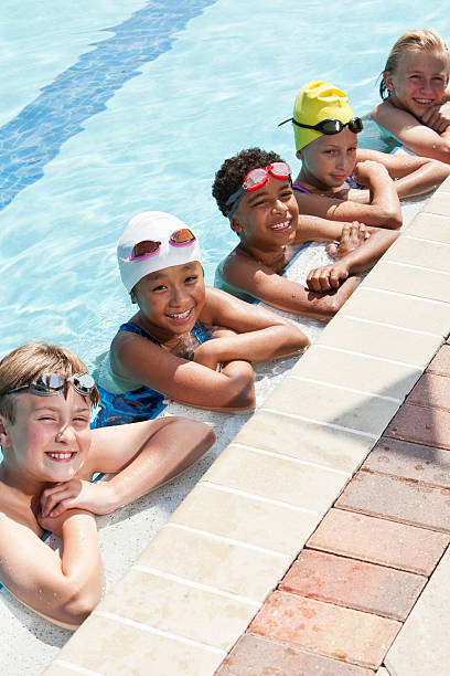 istock Group of young swimmers 184285872