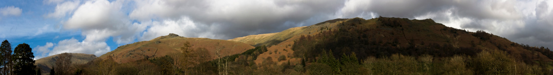 A panoramic from the English Lake District.