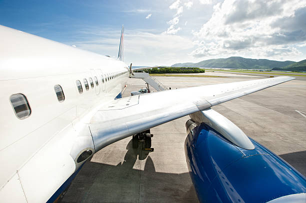 istock Commercial Airliner on Runway 184286686