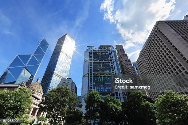 Central De Hong Kong - Fotografias de stock e mais imagens de Hong Kong - Hong Kong, Banco - Edifício Financeiro, Atividade bancária