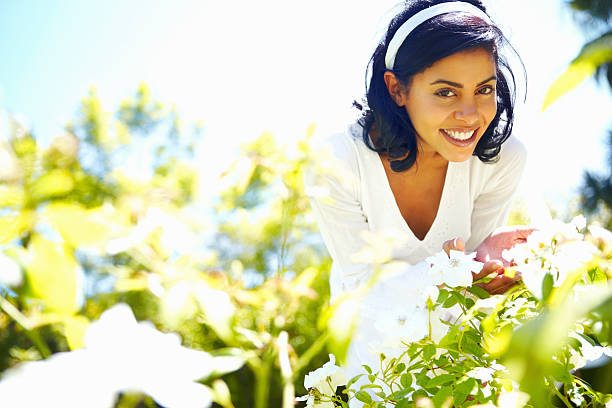 istock Woman enjoying nature 184288059