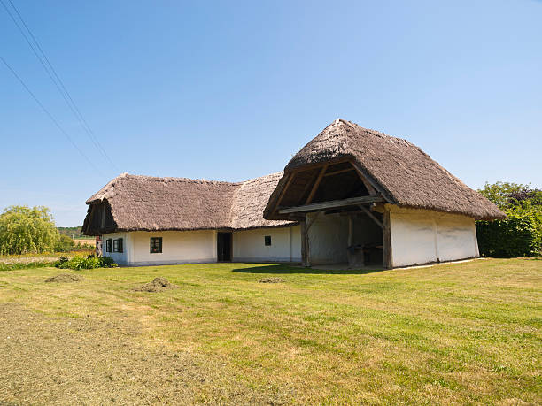 istock Antique house with thatched roof 184288415