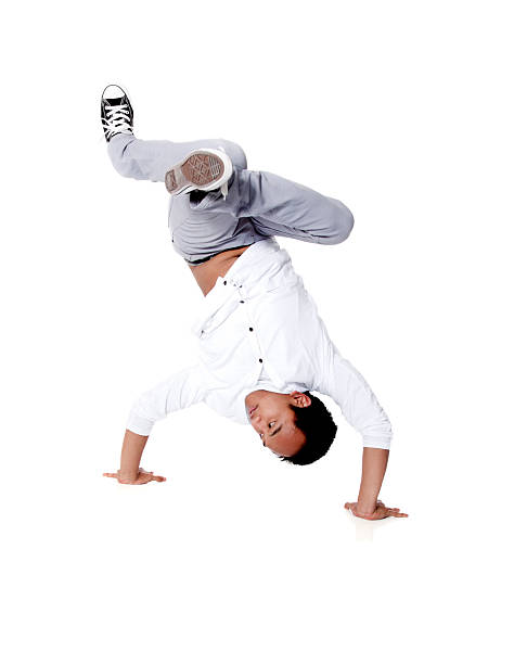 istock Breakdancing Handstand or Halo Hold 184288504