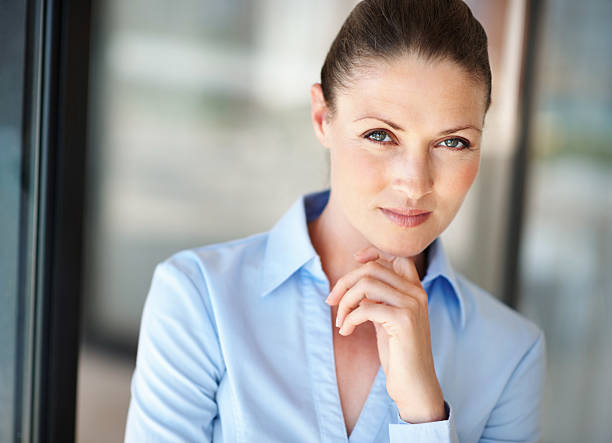 istock Beautiful, female business executive 184288584