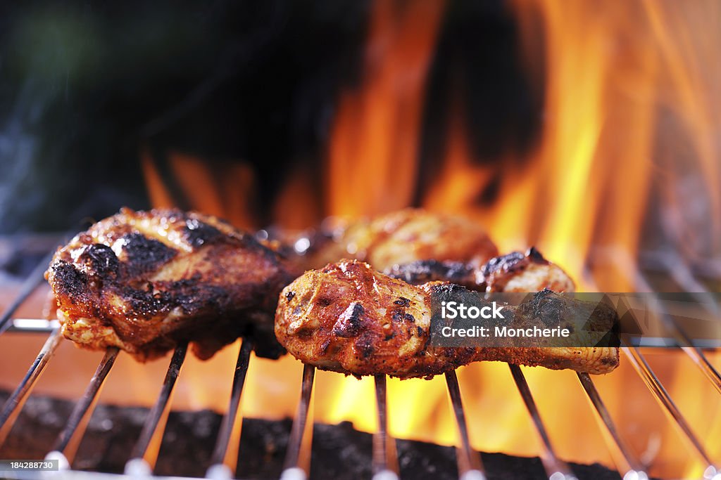 Churrasco de frango - Foto de stock de Assado royalty-free