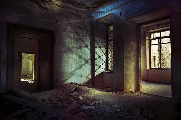 istock Old European castle interior 184289079