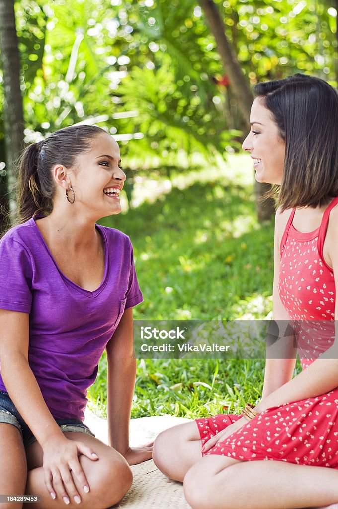 brazilian beauty Beautiful young women enjoying picnick Adolescence Stock Photo