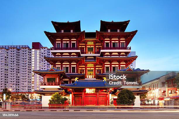 Buda Dente Reminiscência Templo Singapura - Fotografias de stock e mais imagens de Singapura - Singapura, Cidade de Singapura, Chinatown