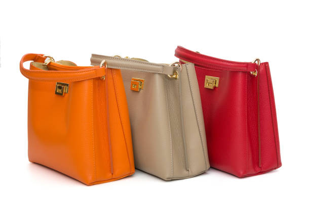 istock Collection of multi-colored women's bags 1842896458