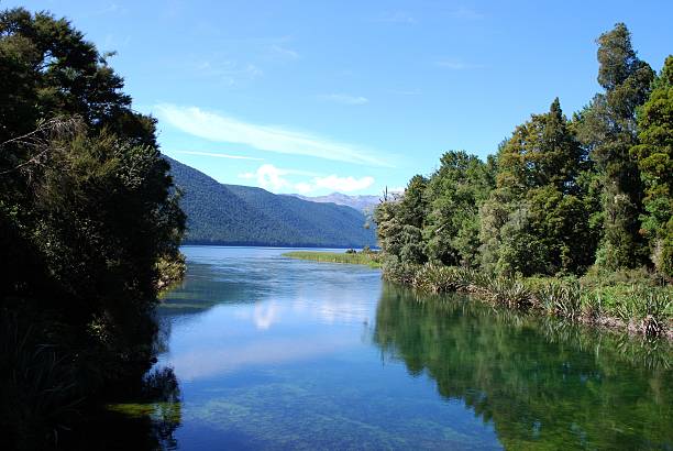 istock Gowan River Outlet, Nelson Lakes National Park, NZ 184289701