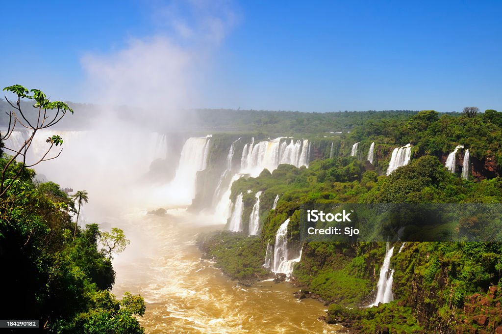 Cascate di Iguazu - Foto stock royalty-free di Acqua