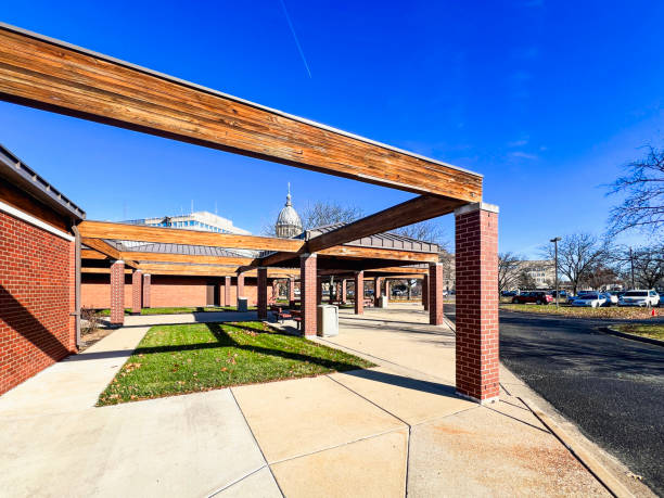 The Illinois State Visitors Center in Springfield, Illinois, USA