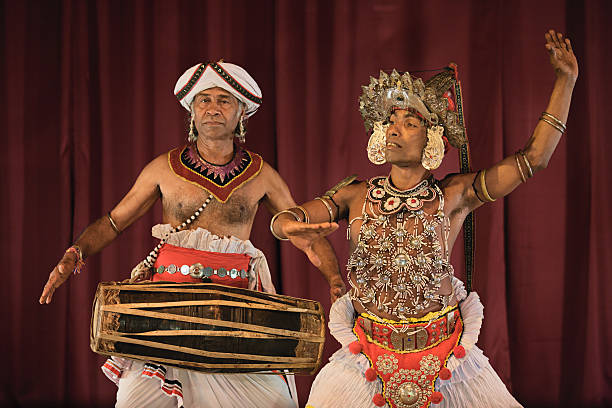 istock Kandyan dancer during the show, Kandy, Sri Lanka 184290900