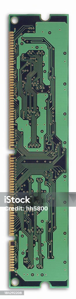Ordenador viejo verde placa de circuito electrónico - Foto de stock de Abstracto libre de derechos